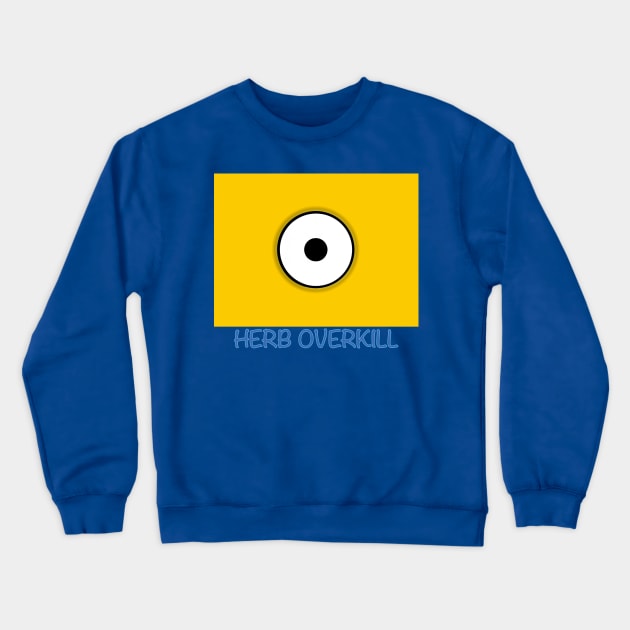 MINION USA DESPICABLE HERB OVERKILL Crewneck Sweatshirt by LuckYA